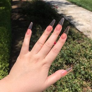 Pink Jelly Press Ons